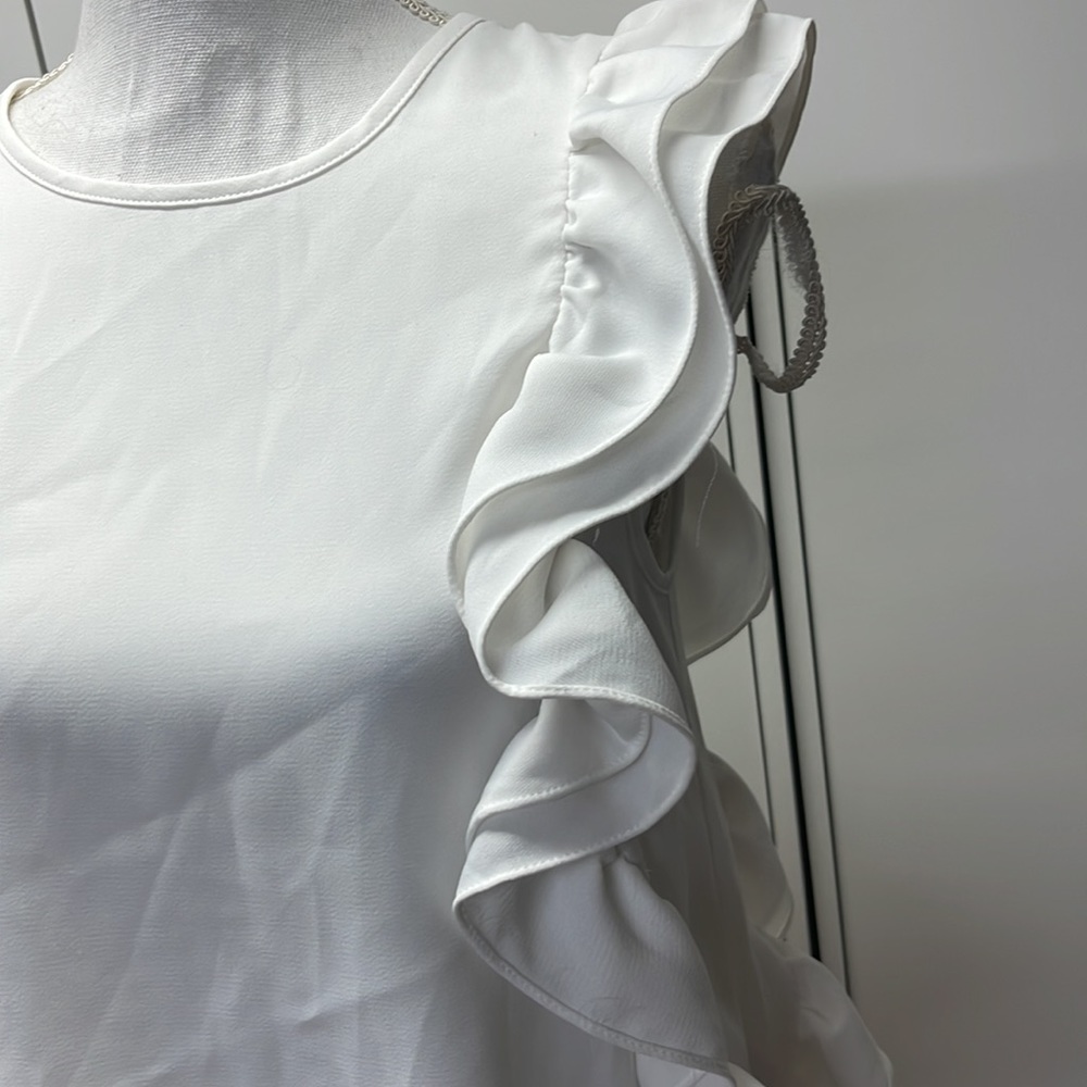 Another story sleeveless top with ruffles size s excellent condition - Picture 2 of 5